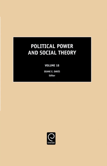 Book cover of: Political Power and Social Theory. By: Diane E. Davis