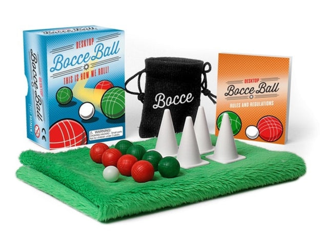 Book cover of: Desktop Bocce Ball. By: Conor Riordan