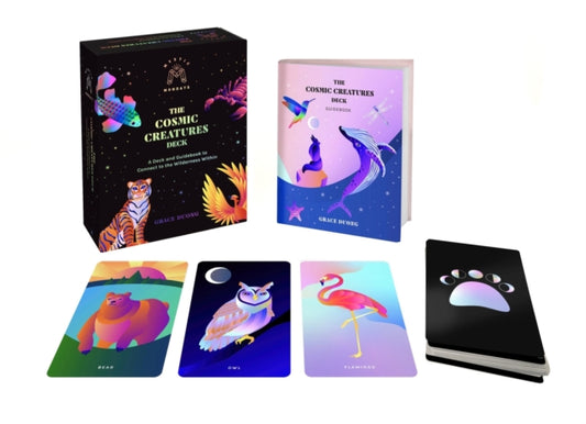 Book cover of: Mystic Mondays: The Cosmic Creatures Deck. By: Grace Duong