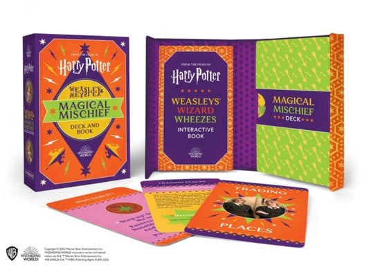 Book cover of: Harry Potter Weasley & Weasley Magical Mischief Deck and Book