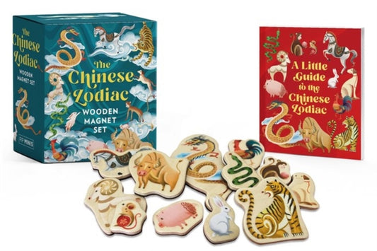Book cover of: Chinese Zodiac Wooden Magnet Set. By: Aaron Hwang