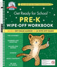 Book cover of: Get Ready for School: Pre-K Wipe-Off Workbook. By: Heather Stella