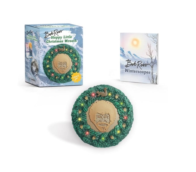 Book cover of: Bob Ross: Happy Little Christmas Wreath. By: Bob Ross