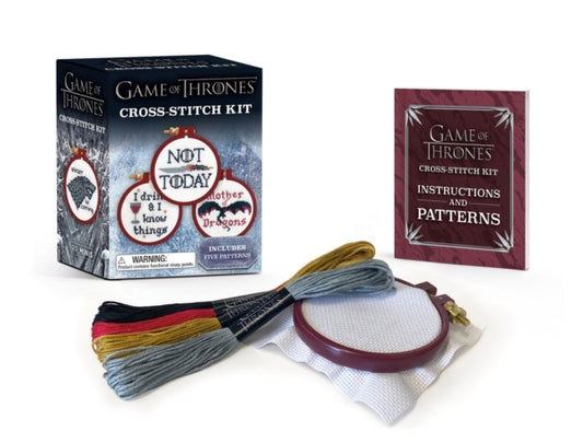 Book cover of: Game of Thrones Cross-Stitch Kit. By: Running Press