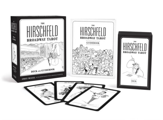 Book cover of: Hirschfeld Broadway Tarot. By: Emily McGill