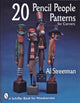 Book cover of: 20 Pencil People Patterns for Carvers. By: Al Streetman