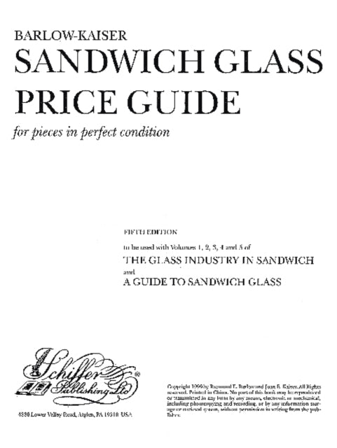 Book cover of: Glass Industry In Sandwich
