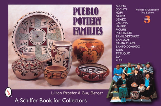 Book cover of: Pueblo Pottery Families. By: Lillian Peaster