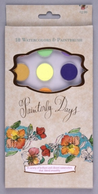 Book cover of: Painterly Days - 18 Watercolors
