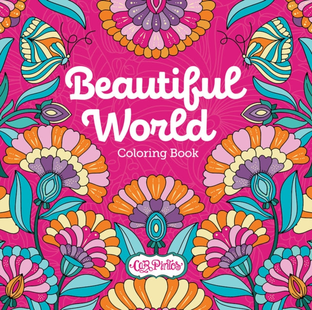 Book cover of: Beautiful World Coloring Book. By: Car Pintos