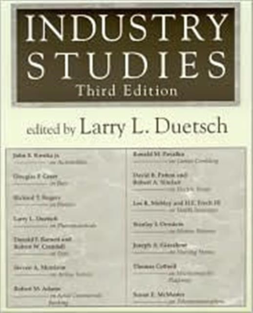 Book cover of: Industry Studies. By: Larry L. Duetsch