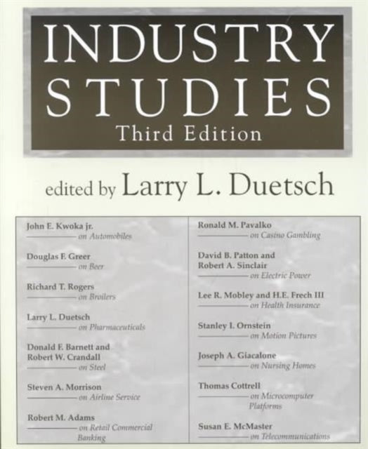 Book cover of: Industry Studies. By: Larry L. Duetsch