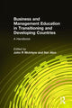 Book cover of: Business and Management Education in Transitioning and Developing Countries