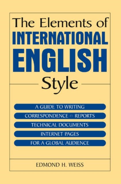 Book cover of: Elements of International English Style