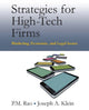 Book cover of: Strategies for High-Tech Firms. By: P. M. Rao