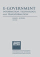 Book cover of: E-Government: Information, Technology, and Transformation. By: Hans J. Scholl