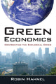 Book cover of: Green Economics. By: Robin Hahnel