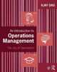 Book cover of: Introduction to Operations Management. By: Ajay Das