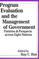 Book cover of: Program Evaluation and the Management of Government. By: Ray Rist