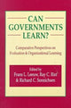 Book cover of: Can Governments Learn?. By: Frans L. Leeuw