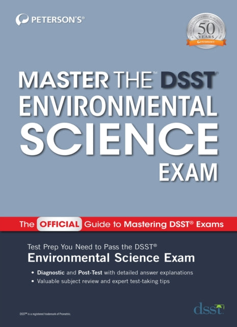 Book cover of: Master the DSST Environmental Science Exam. By: Peterson's