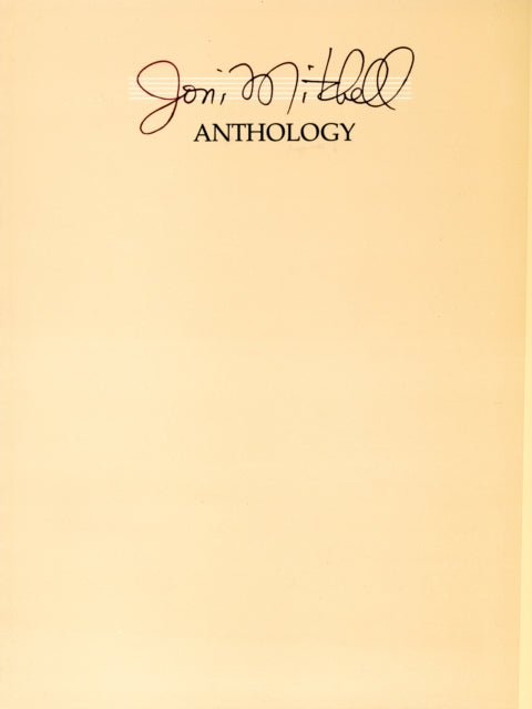 Book cover of: JONI MITCHELL ANTHOLOGY PVG. By: Joni Mitchell