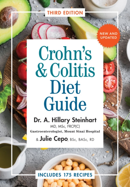 Book cover of: Crohn's and Colitis Diet Guide. By: Dr. Hillary Steinhart MD  MSc  FRCP(C)
