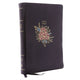 Book cover of: KJV Holy Bible: Super Giant Print with 43,000 Cross References, Deluxe Black Floral Leathersoft, Red Letter, Comfort Print: King James Version. By: Thomas Thomas Nelson
