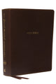 Book cover of: NKJV, Journal the Word Reference Bible, Leathersoft, Brown, Red Letter, Comfort Print. By: Thomas Thomas Nelson
