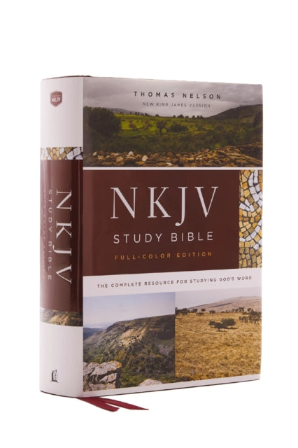 NKJV Study Bible, Hardcover, Burgundy, Full-Color, Comfort Print, The Complete Resource for Studying God’s Word
