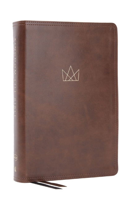 Book cover of: Kingdom Life Bible: Joining God's Mission to Save the World (NKJV, Brown Leathersoft, Red Letter, Comfort Print)