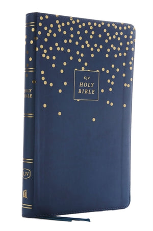 KJV Holy Bible: Thinline Youth Edition, Blue Leathersoft, Red Letter, Comfort Print