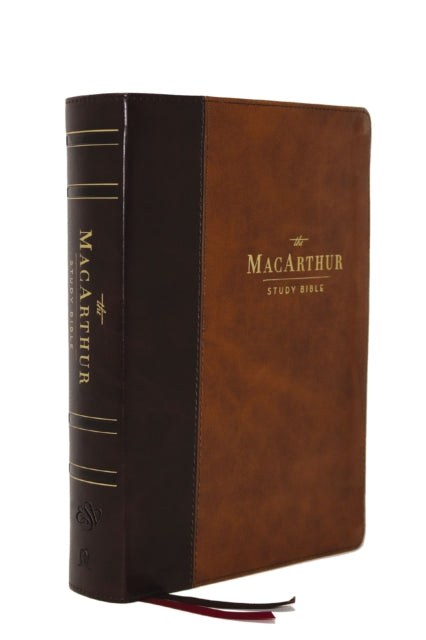 Book cover of: ESV, MacArthur Study Bible, 2nd Edition, Leathersoft, Brown. By: John MacArthur