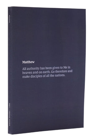 NKJV Bible Journal - Matthew, Paperback, Comfort Print