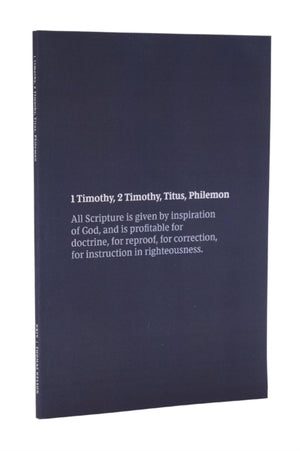 NKJV Bible Journal - 1-2 Timothy, Titus, Philemon, Paperback, Comfort Print