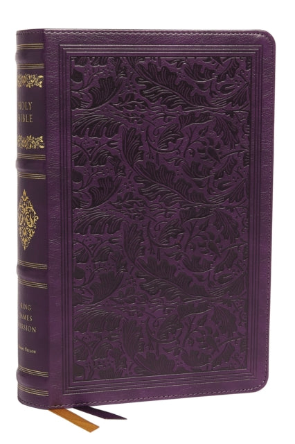 Book cover of: KJV, Personal Size Reference Bible, Sovereign Collection, Leathersoft, Purple, Red Letter, Thumb Indexed, Comfort Print