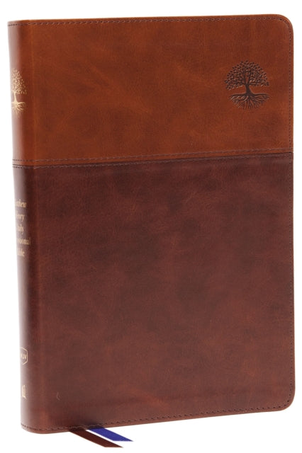 Book cover of: NKJV, Matthew Henry Daily Devotional Bible, Leathersoft, Brown, Red Letter, Comfort Print. By: Zondervan Publishing Company
