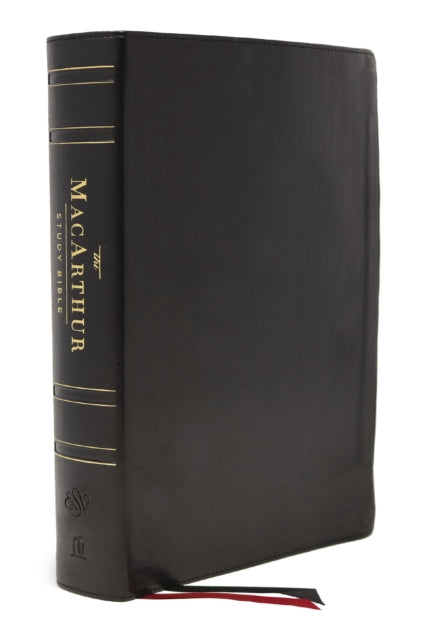 Book cover of: ESV, MacArthur Study Bible, 2nd Edition, Genuine leather, Black, Thumb Indexed. By: John MacArthur
