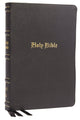 Book cover of: KJV Holy Bible: Large Print Thinline, Black Genuine Leather, Red Letter, Comfort Print: King James Version. By: Thomas Thomas Nelson