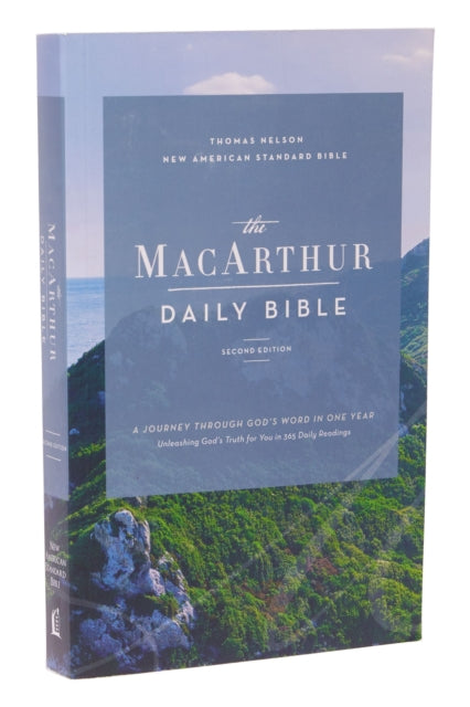 Book cover of: NASB, MacArthur Daily Bible, 2nd Edition, Paperback, Comfort Print. By: John MacArthur