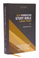 Book cover of: KJV, Foundation Study Bible, Large Print, Hardcover, Red Letter, Comfort Print