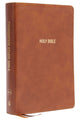 Book cover of: NKJV, Foundation Study Bible, Large Print, Leathersoft, Brown, Red Letter, Comfort Print. By: Zondervan Publishing Company