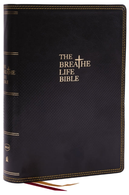 Book cover of: Breathe Life Holy Bible: Faith in Action (NKJV, Black Leathersoft, Red Letter, Comfort Print). By: Michele Clark Jenkins