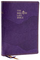 Book cover of: Breathe Life Holy Bible: Faith in Action (NKJV, Purple Leathersoft, Thumb Indexed, Red Letter, Comfort Print). By: Michele Clark Jenkins