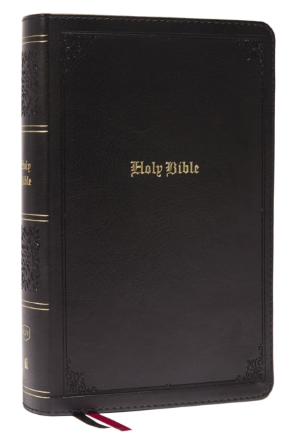 Book cover of: KJV Holy Bible: Large Print Single-Column with 43,000 End-of-Verse Cross References, Black Leathersoft, Personal Size, Red Letter, Comfort Print (Thumb Indexed): King James Version. By: Zondervan Publishing Company