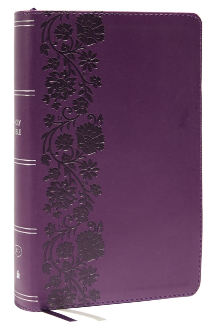 Book cover of: KJV Holy Bible: Large Print Single-Column with 43,000 End-of-Verse Cross References, Purple Leathersoft, Personal Size, Red Letter, (Thumb Indexed): King James Version. By: Zondervan Publishing Company