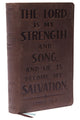 Book cover of: KJV Holy Bible: Personal Size with Cross References, Brown Genuine Leather, Red Letter, Comfort Print: King James Version (Verse Art Cover Collection). By: Zondervan Publishing Company
