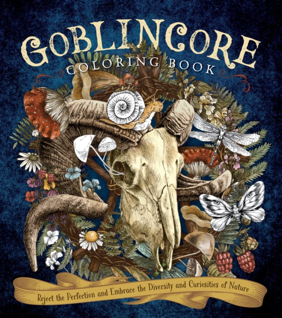 Book cover of: Goblincore Coloring Book. By: Editors of Chartwell Books