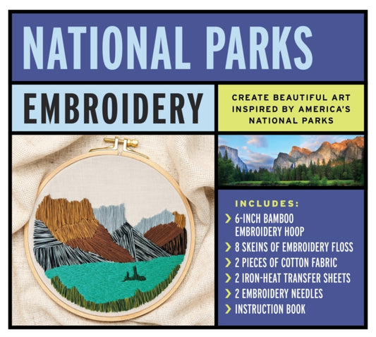 Book cover of: National Parks Embroidery kit