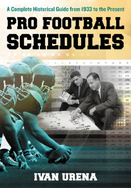 Book cover of: Pro Football Schedules. By: Ivan Urena